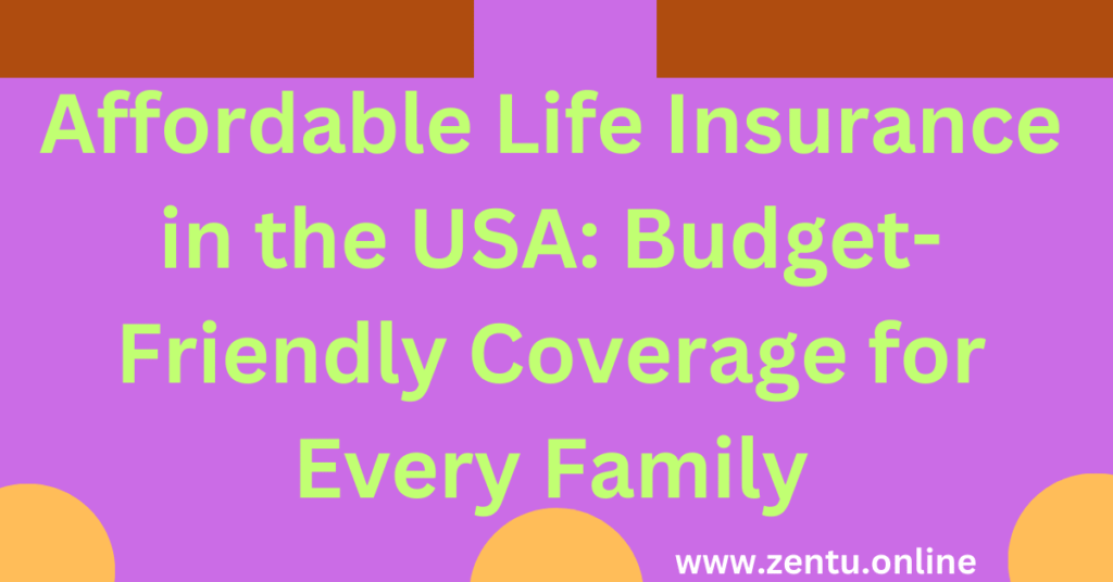 Affordable Life Insurance in the USA: Budget-Friendly Coverage for Every Family