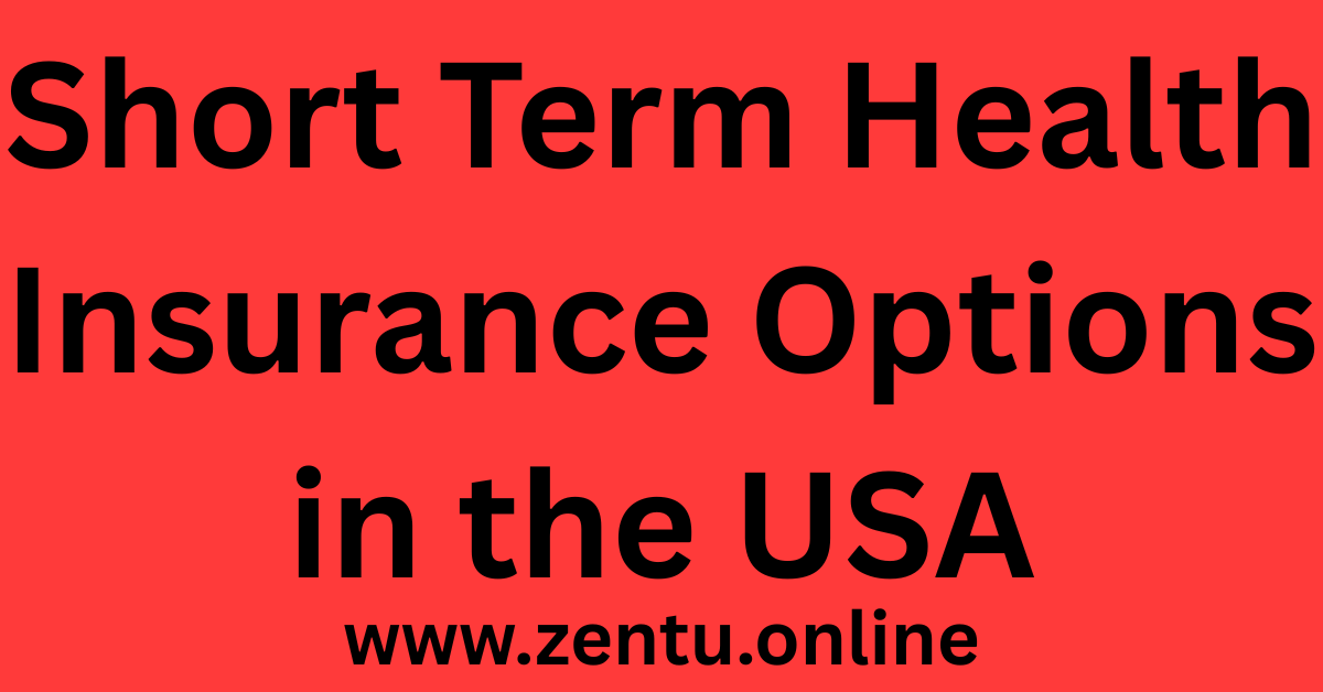 Short Term Health Insurance Options in the USA